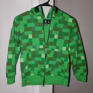 Minecraft Hoodie Boys Small